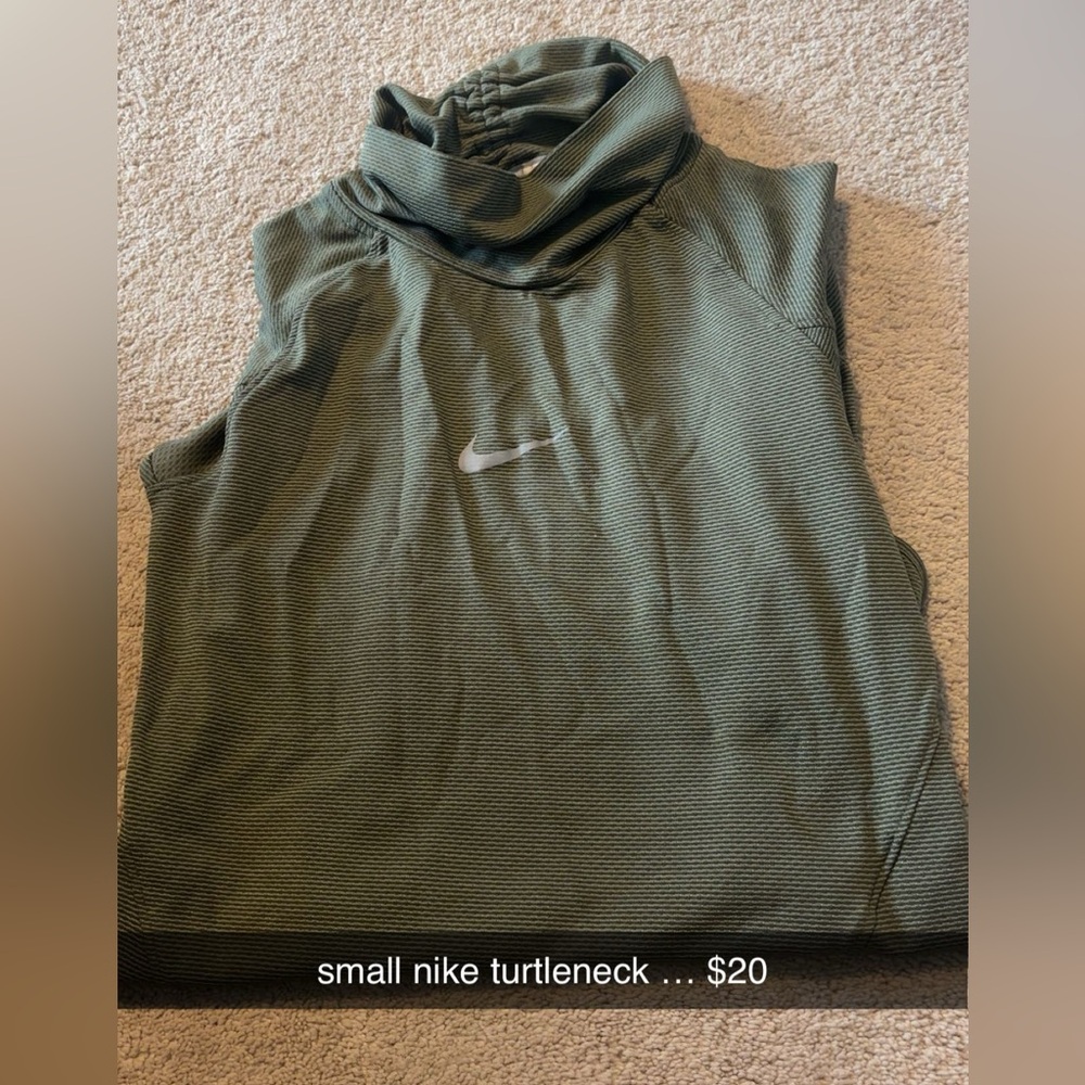 Nike Olive Sleeveless Top